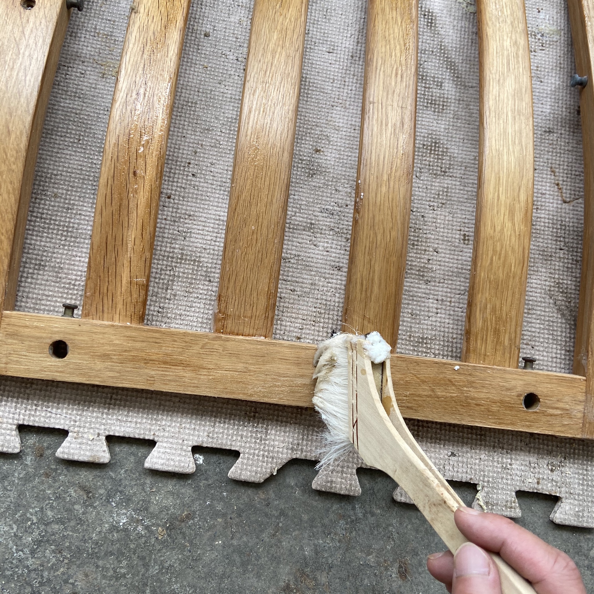 ボーエ・モーエンセン Model 2257 ローバックチェア　剥離