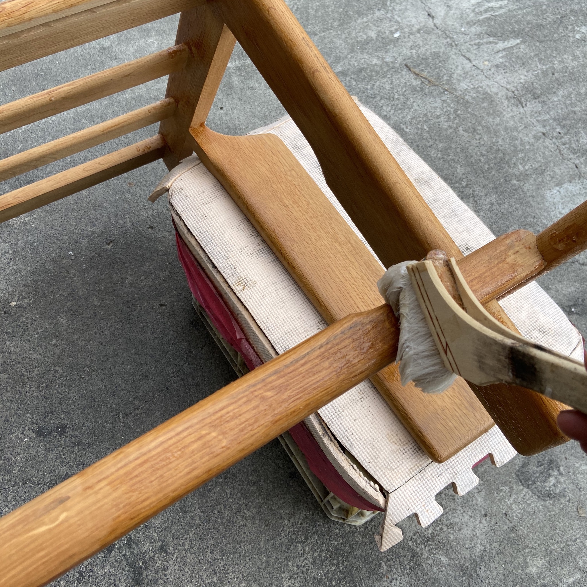 Hans J. Wegner（ウェグナー）　GE290 Sofa 剥離