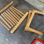 Hans J.Wegner(ウェグナー) GE290 Ottoman 剥離